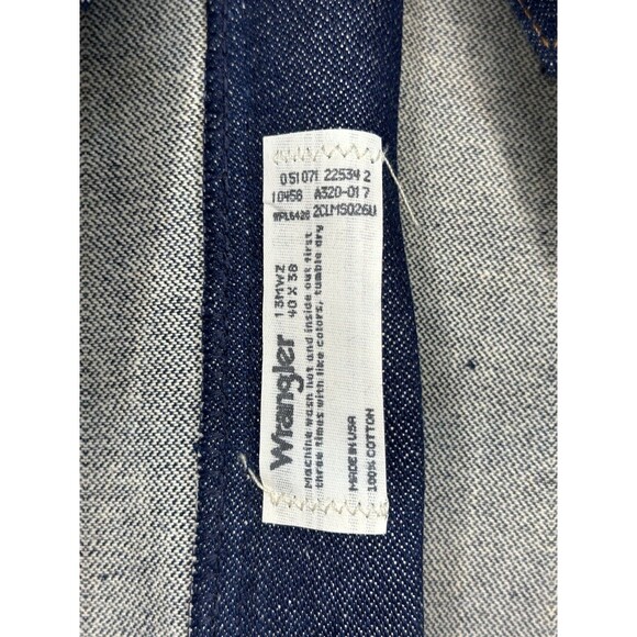 Wrangler Jeans Slim fit Cowboy Cut Pro Rodeo Mens 40x38 - Heavyweight Denim - Picture 5 of 5